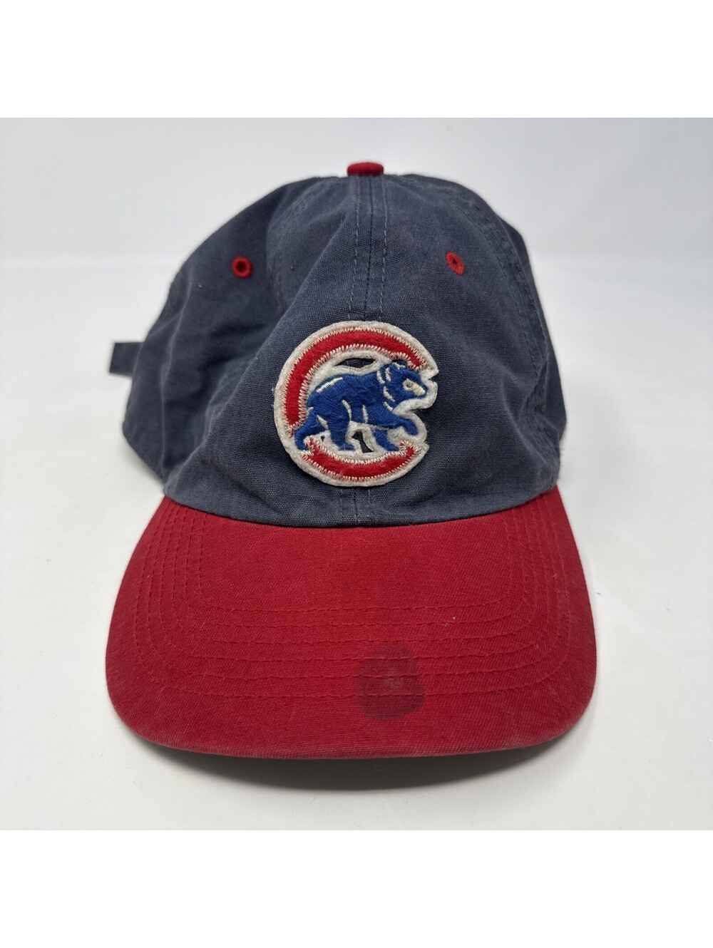 ’47 Brand Chicago Cubs Clean Up Dad Hat Strapback C Bear Logo Baseball Cap EUC